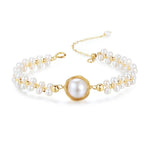 Classic Filigree Series Stargazer Pearl Bracelet - floysun