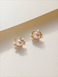 Classic Filigree Series Track Ear Studs - floysun