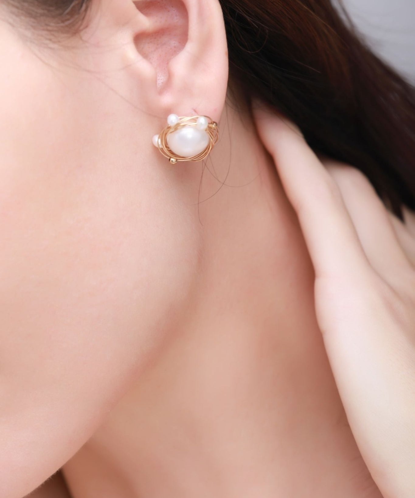 Classic Filigree Series Track Ear Studs - floysun