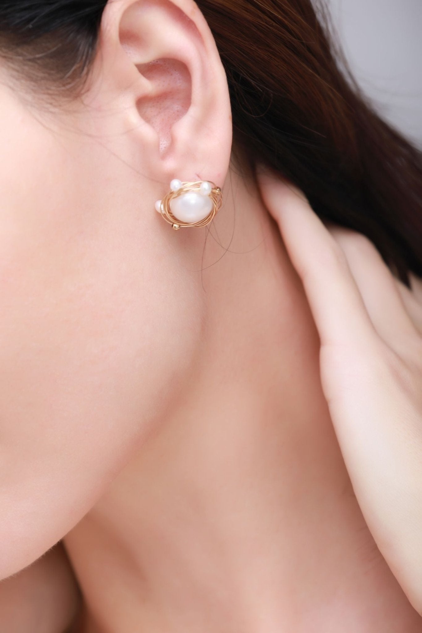 Classic Filigree Series Track Ear Studs - floysun