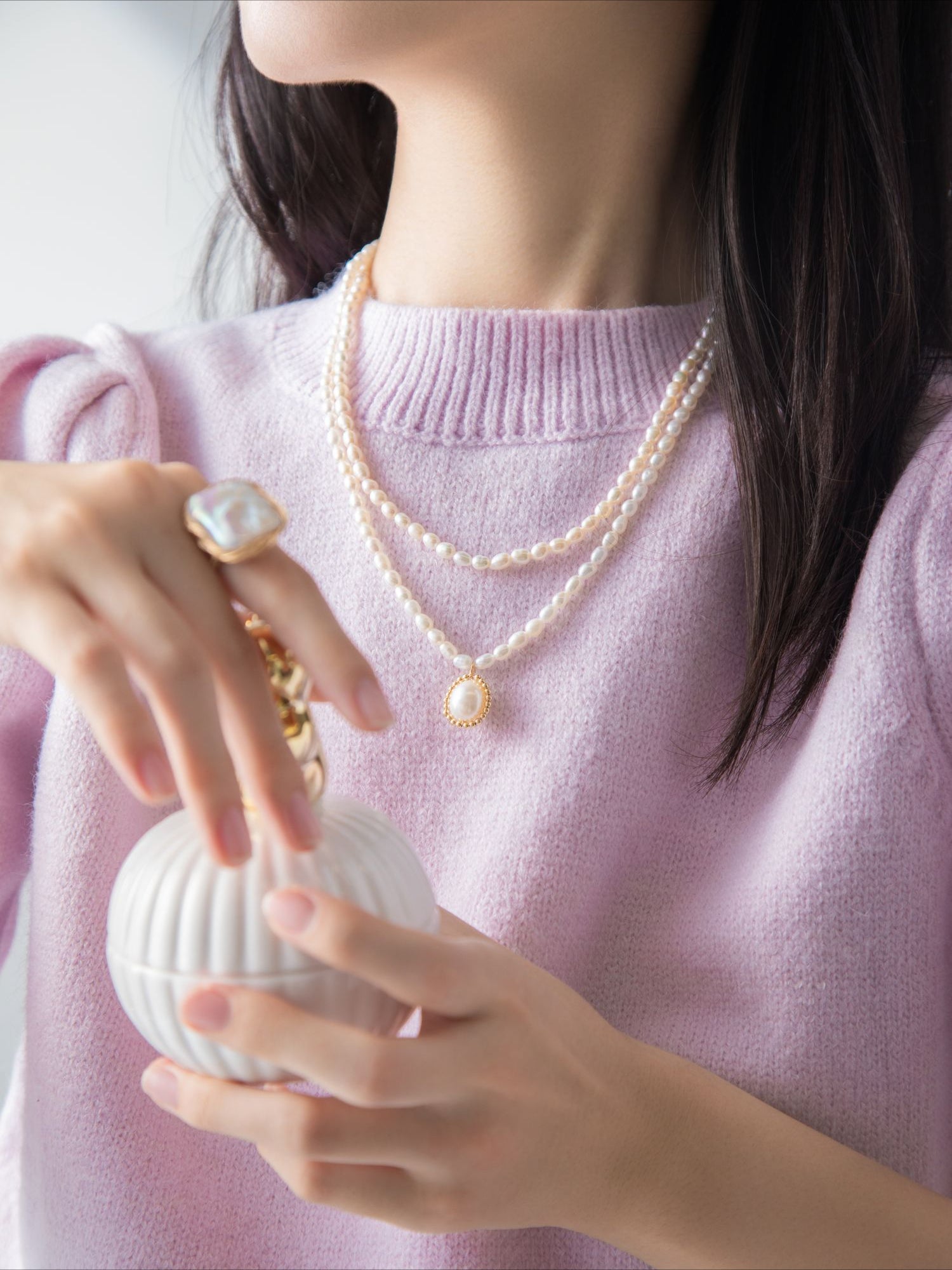 Classic Filigree Series Twisted Sugar Cube Ring - floysun