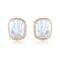 Classic Filigree Series Twisted Wire Cube Stud Earrings Ear clip - floysun