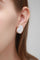 Classic Filigree Series Twisted Wire Cube Stud Earrings Ear clip - floysun