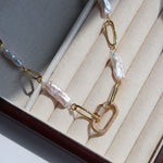 Classic Full Diamond Baroque Chain Necklace - floysun