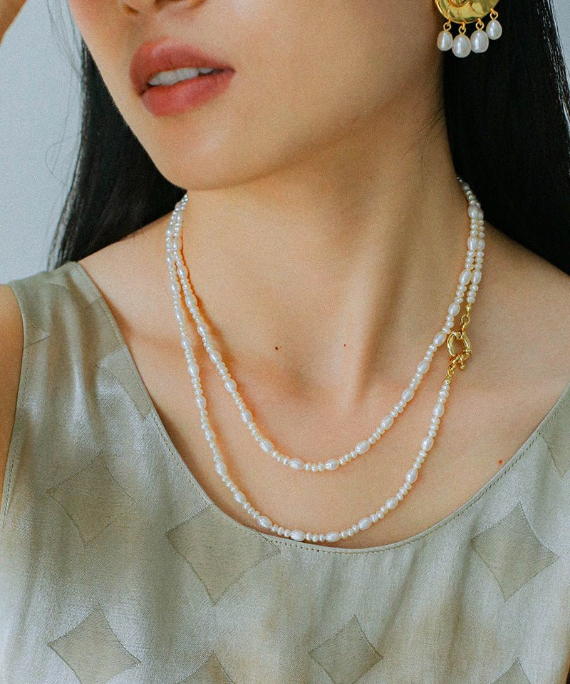 Classic Mixed Freshwater Pearl Long Style Necklace - floysun