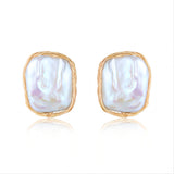 COCOKIM Classic Filigree Series Twisted Wire Cube Stud Earrings Ear clip - floysun