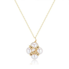 COCOKIM Embellished Series Lucky Clover Necklace - floysun