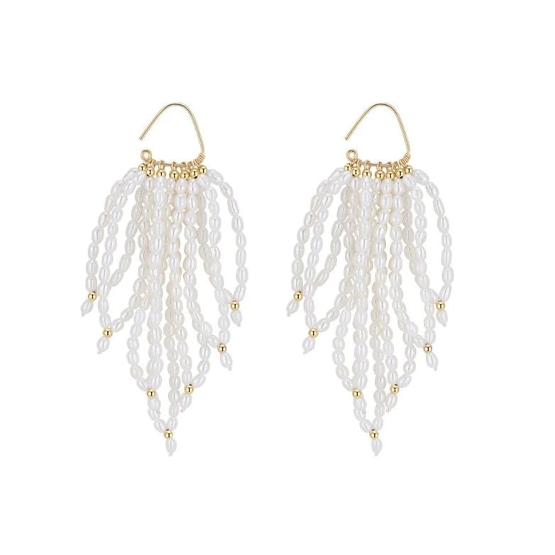 COCOKIM Starlight Series Triangular Short Fringe Earrings - floysun