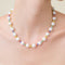 Colorful Beaded Baroque Pearl Necklace - floysun