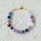 Colorful Dopamine Candy Tourmaline Beaded Bracelet - floysun