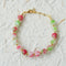 Colorful Dopamine Candy Tourmaline Beaded Bracelet - floysun