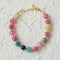 Colorful Dopamine Candy Tourmaline Beaded Bracelet - floysun