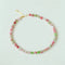 Colorful Dopamine Candy Tourmaline Beaded Necklace - floysun