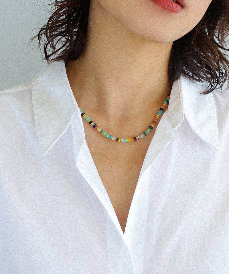 Colorful Stone Beaded Necklaces - floysun