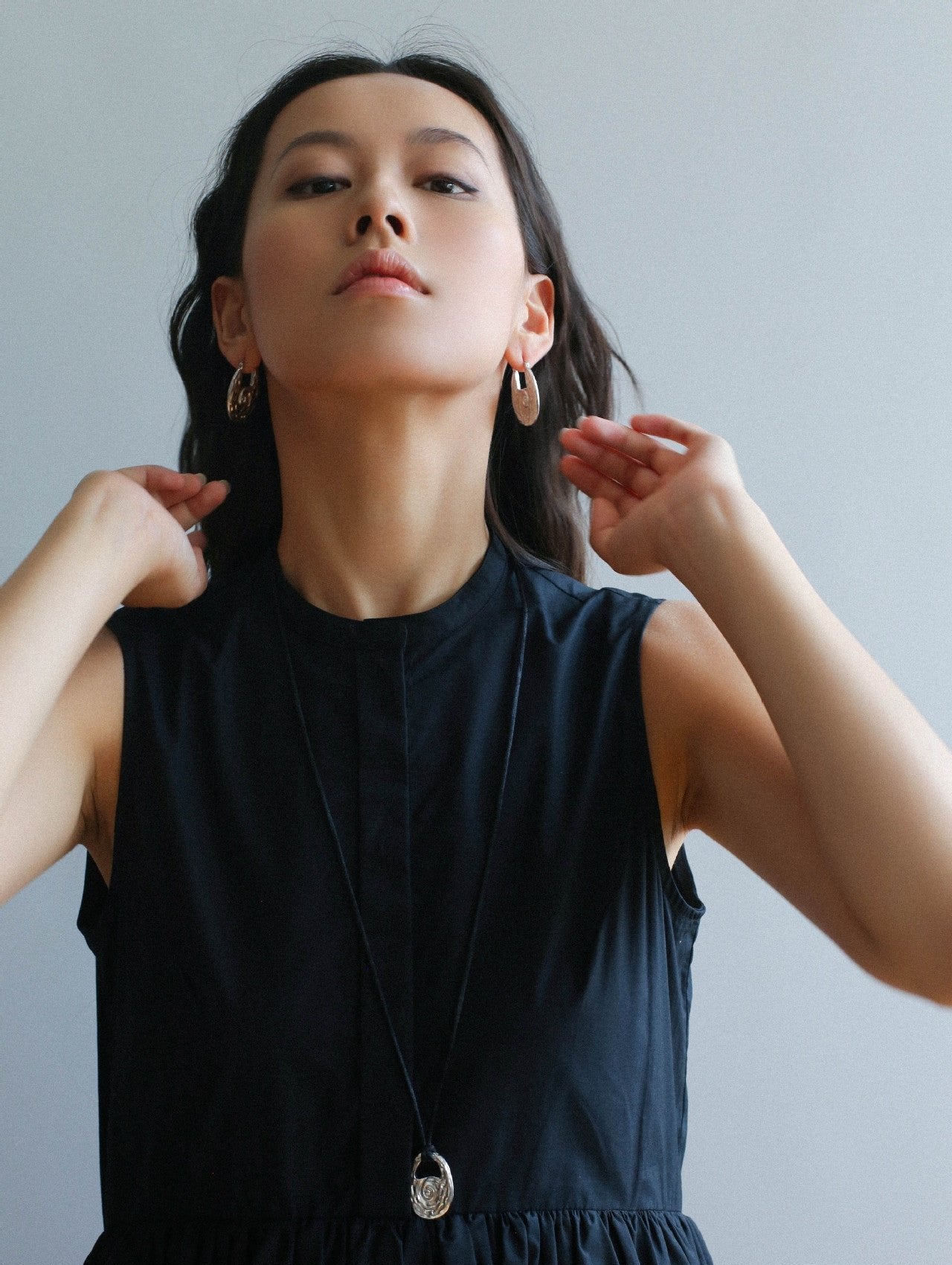 Conch Texture Hoop Earrings - floysun