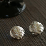 Curved Earrings with Simple Stripes Design - floysun