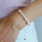 Cute Cat Swarovski Pearl Bracelet - floysun