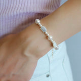 Cute Cat Swarovski Pearl Bracelet - floysun