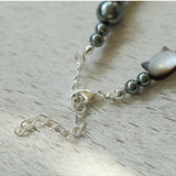 Cute Cat Swarovski Pearl Necklaces - floysun