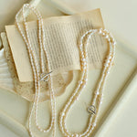 Daily Versatile Long Rice Pearl Necklace - floysun