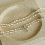 Daily Versatile Long Rice Pearl Necklace - floysun