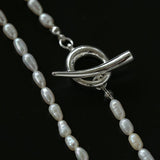 Daily Versatile Long Rice Pearl Necklace - floysun