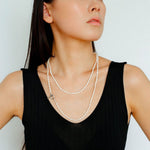 Daily Versatile Long Rice Pearl Necklace - floysun