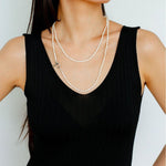 Daily Versatile Long Rice Pearl Necklace - floysun