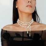 Dance of Pearls Natural Irregular Pearl Long Necklace - floysun