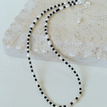 Dark Tide Black and White Pearl Necklace - floysun