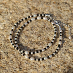 Dark Tide Black and White Pearl Necklace - floysun