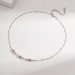 Delicate Intertwined Pearl Necklace - floysun