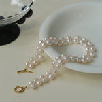 Double Layer Braided Baroque Pearl OT Choker - floysun