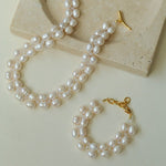 Double Layer Braided Freshwater Pearl Bracelet - floysun