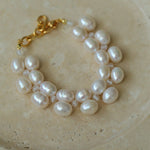 Double Layer Braided Freshwater Pearl Bracelet - floysun