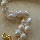 Double Layer Braided Freshwater Pearl Bracelet - floysun