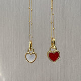 Double - sided Love Lock Pendant Necklace - floysun