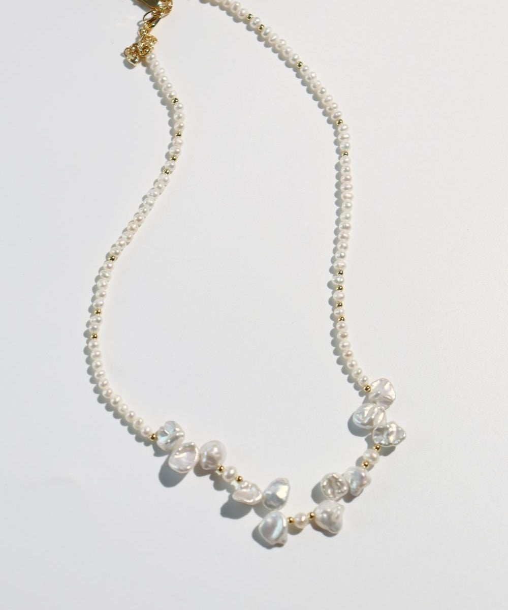 Dream Dewdrop Baroque Pearl Necklace - floysun