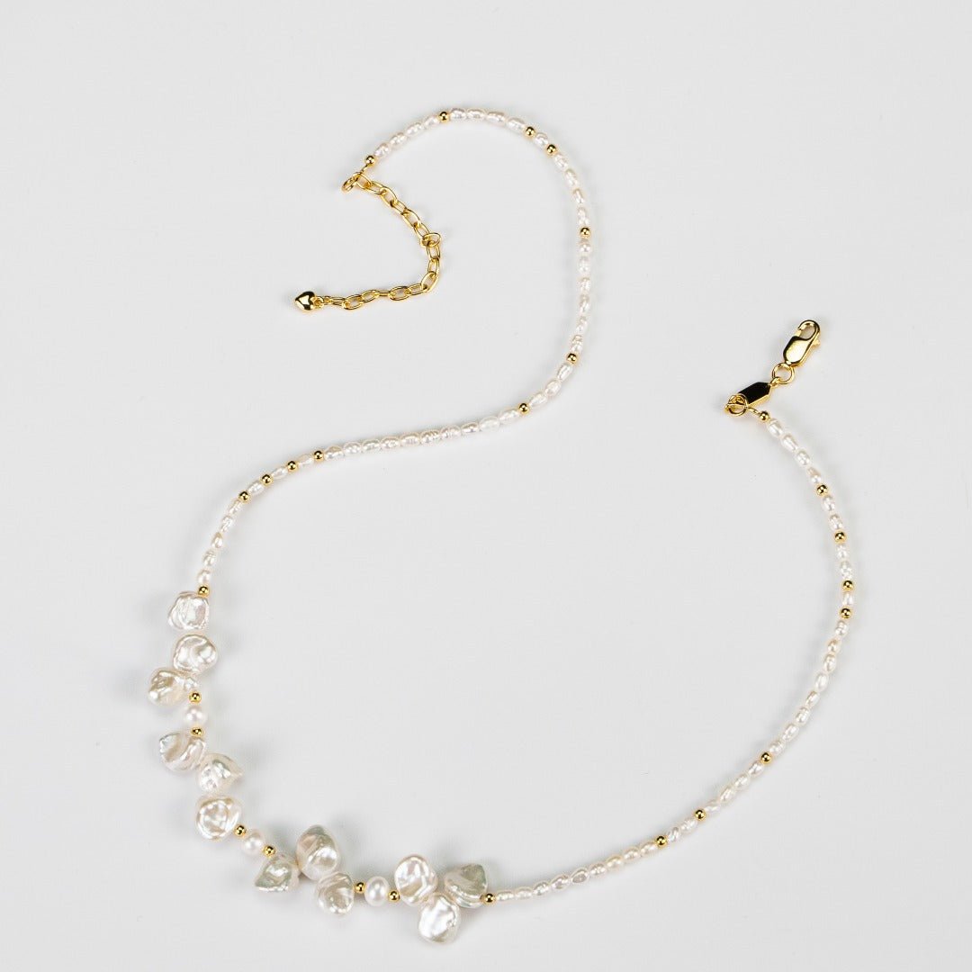 Dream Dewdrop Baroque Pearl Necklace - floysun