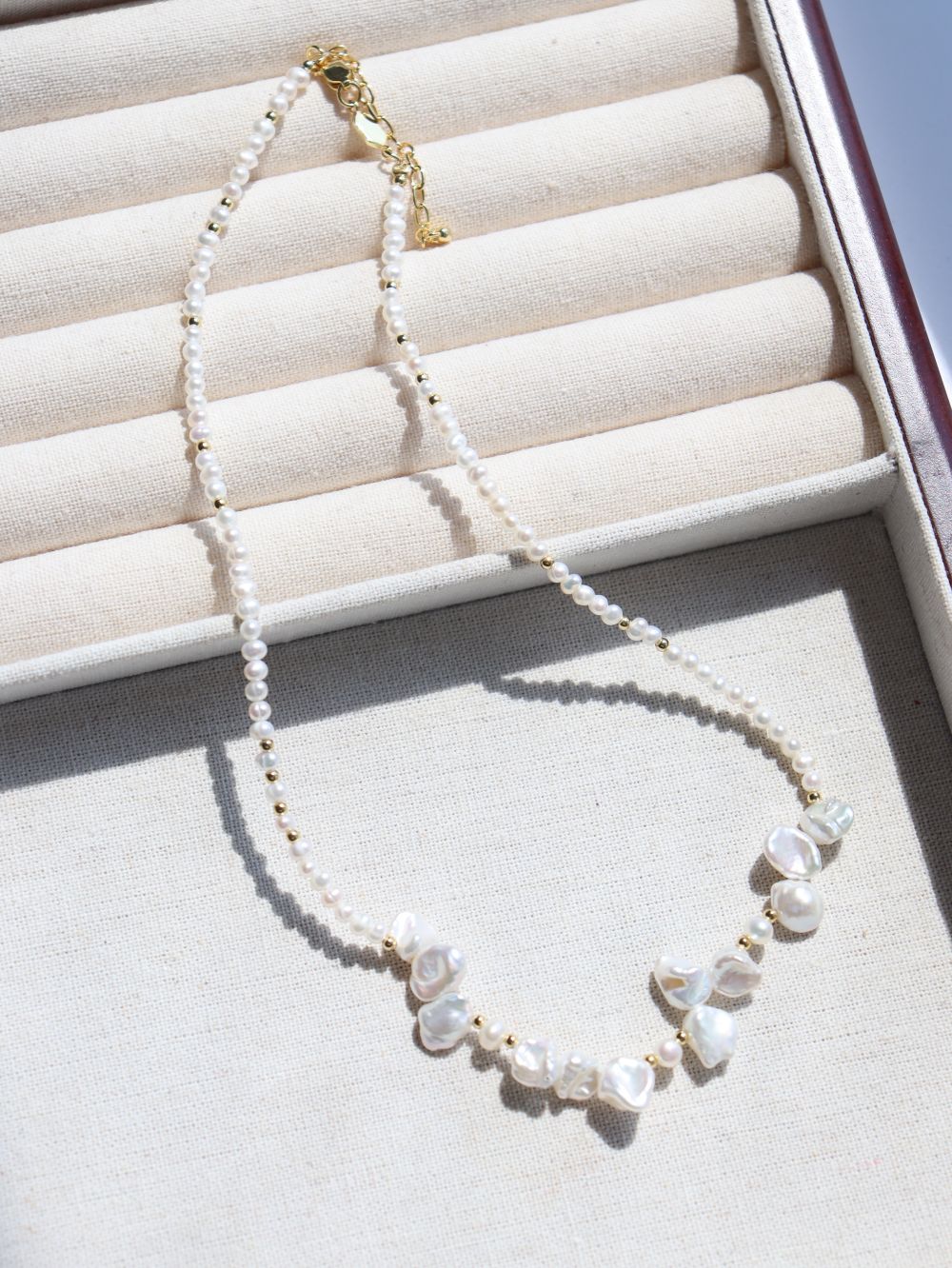 Dream Dewdrop Baroque Pearl Necklace - floysun