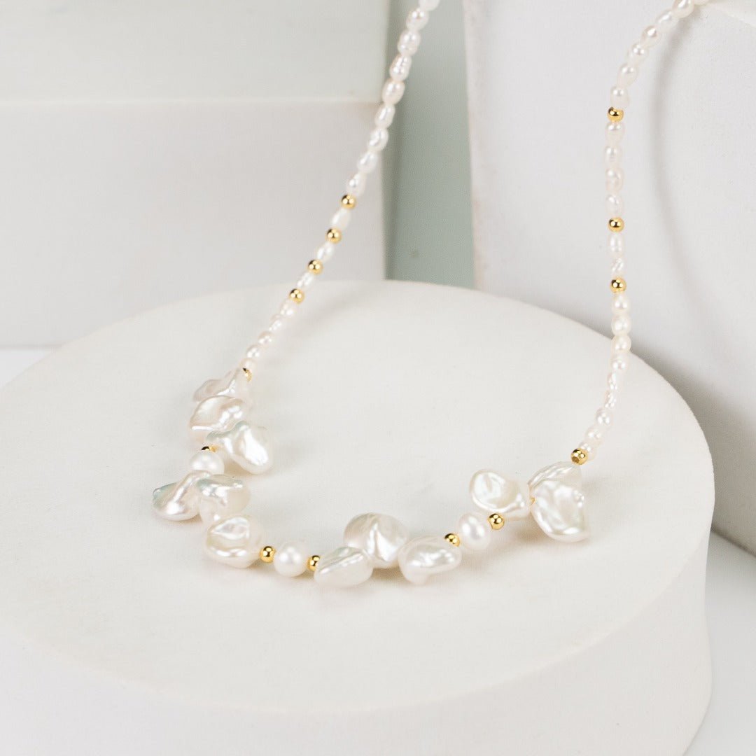 Dream Dewdrop Baroque Pearl Necklace - floysun