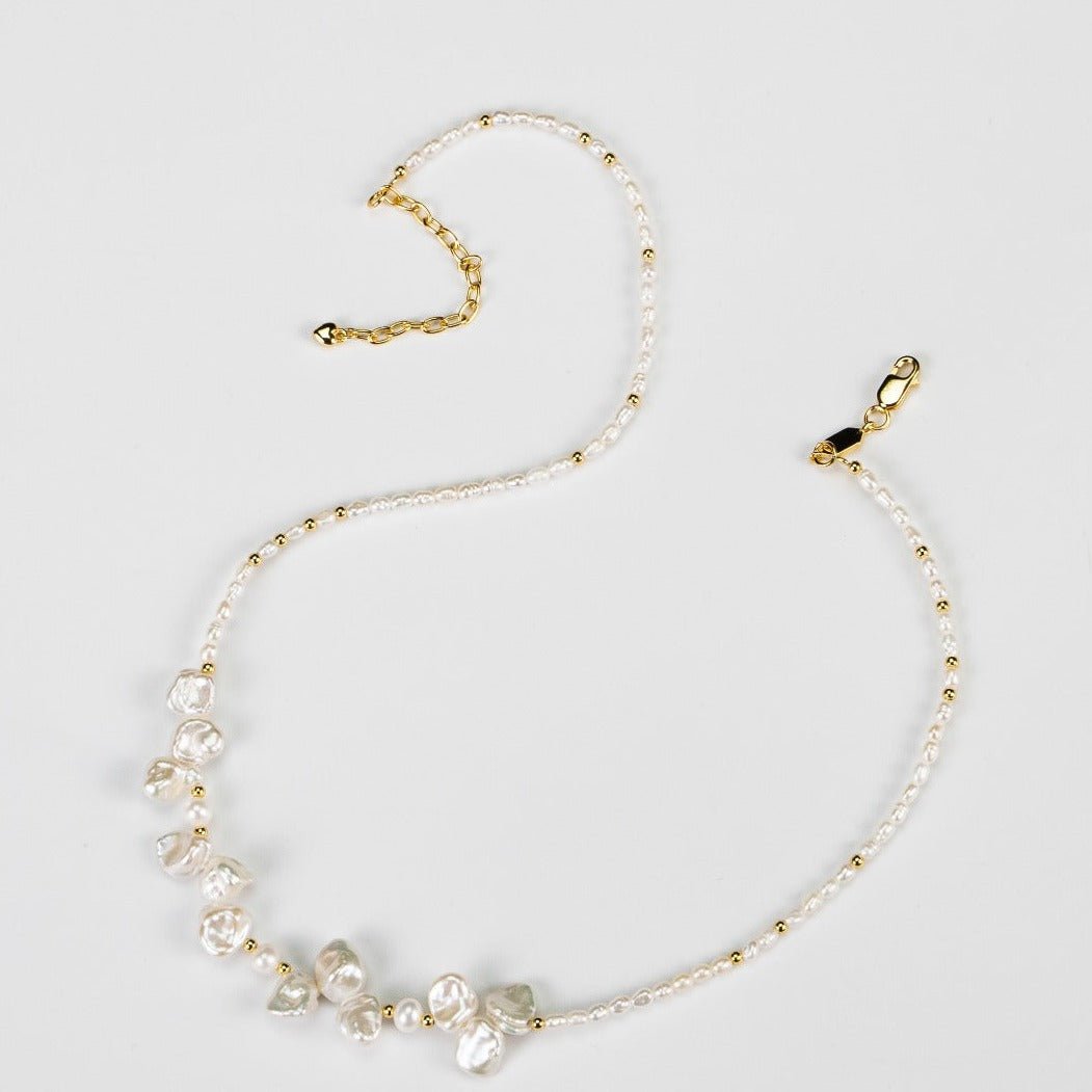 Dream Dewdrop Baroque Pearl Necklace - floysun