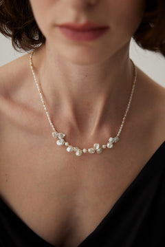 Dream Dewdrop Baroque Pearl Necklace - floysun