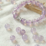 Dreamy Purple Chalcedony With Full Diamond Small Waist Bracelet - floysun