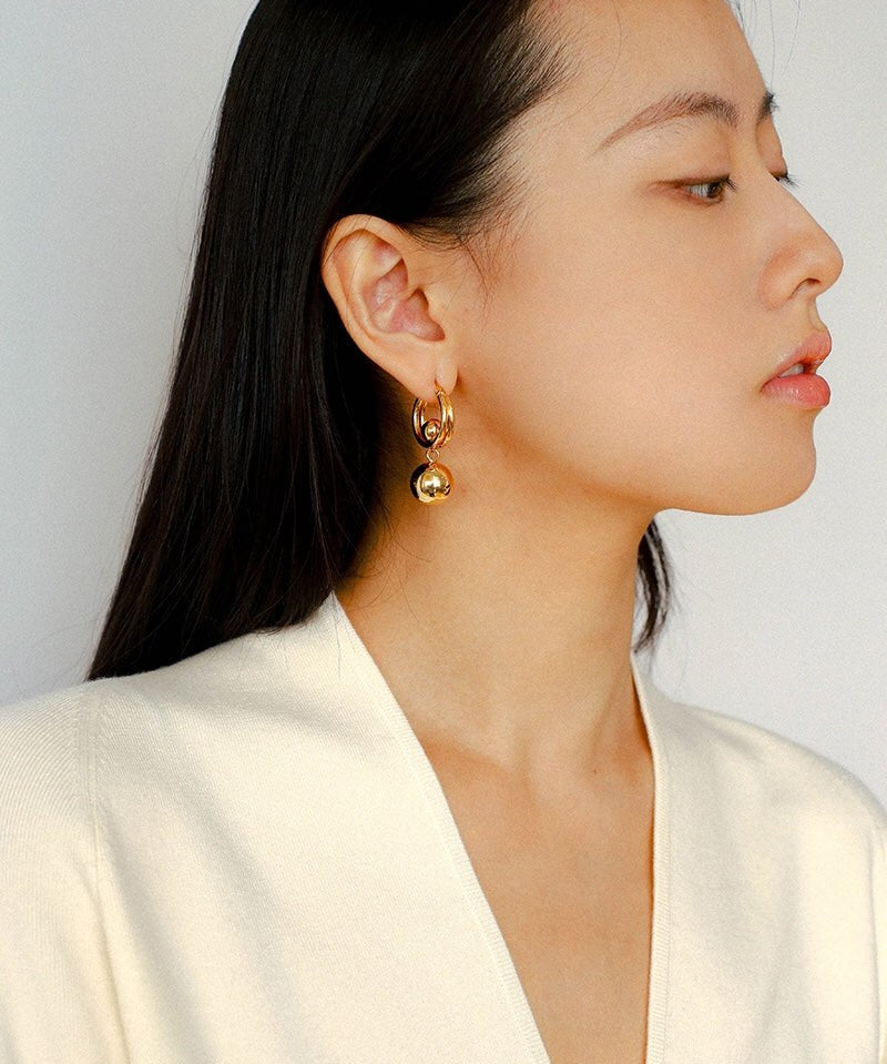 Dynamic Sphere Hoop Earrings - floysun