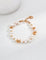 Elegant Mini Gold Beads and Pearls Bracelet - floysun