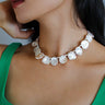 Elegant Natural Baroque Large Petal Pearl Necklaces - floysun