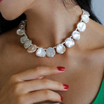 Elegant Natural Baroque Large Petal Pearl Necklaces - floysun