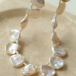 Elegant Natural Baroque Large Petal Pearl Necklaces - floysun