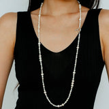 Elegant Ombre Pearl Long Beaded Necklace - floysun